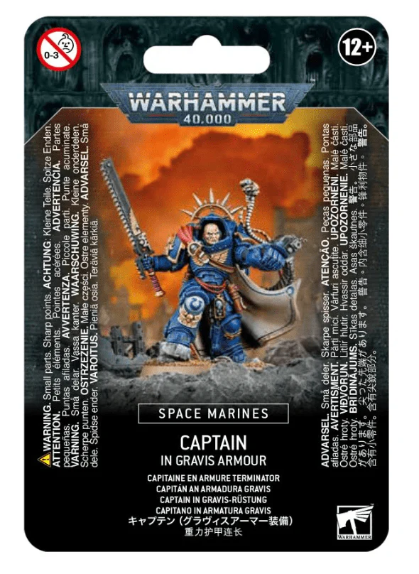 GW 48-70 Space Marines: Captain In Gravis Armour