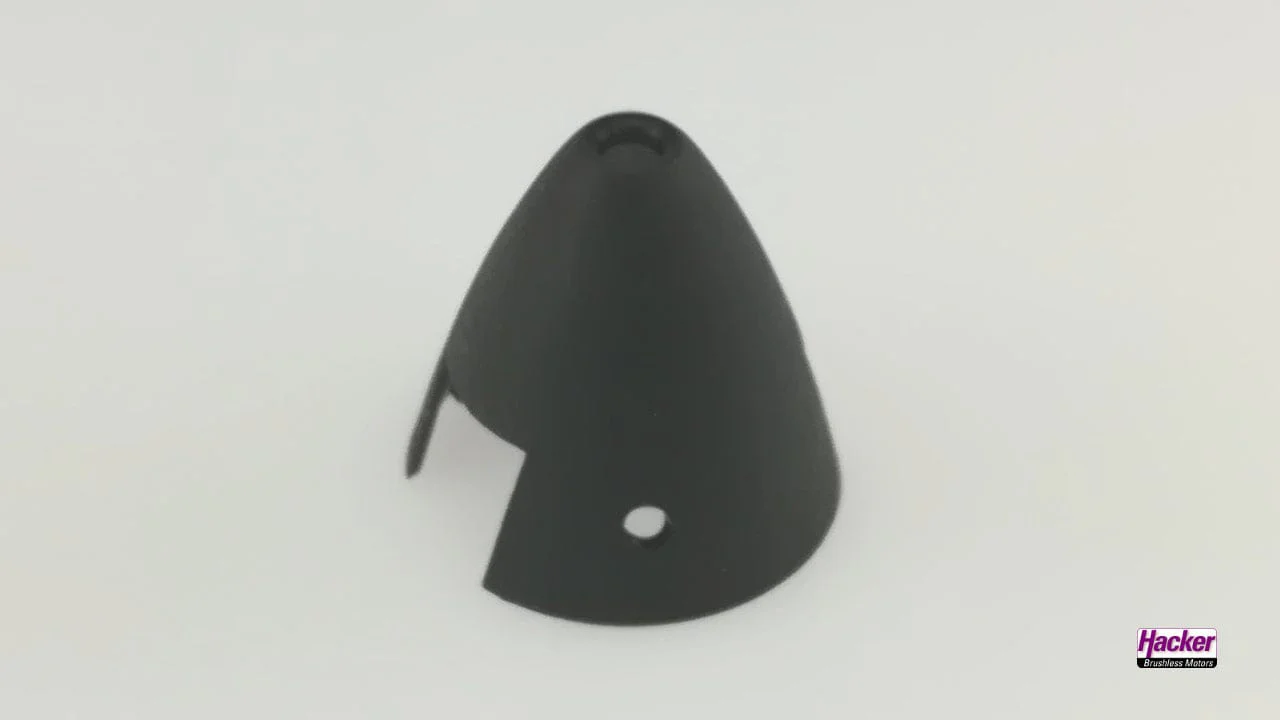 Hacker Light Spinner for folding prop black 34.5mm**