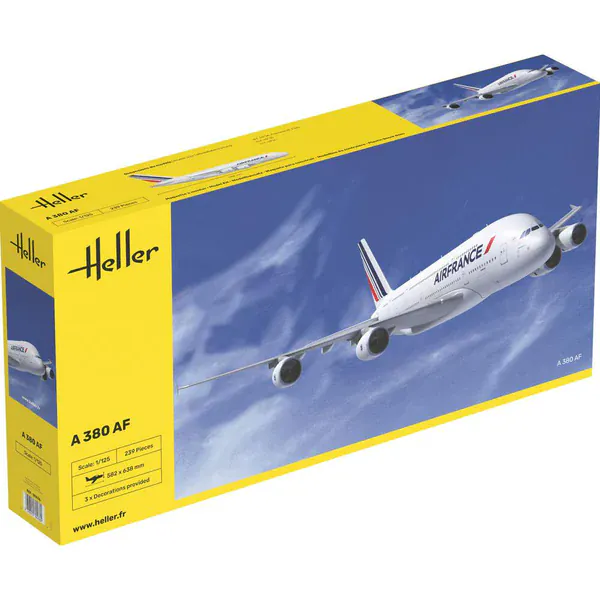 Heller 1/125 Airbus A380 Air France Plastic Model Kit