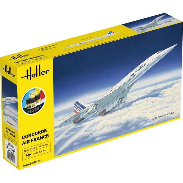 Heller 1/125 GIFT SET Concorde Plastic Model Kit