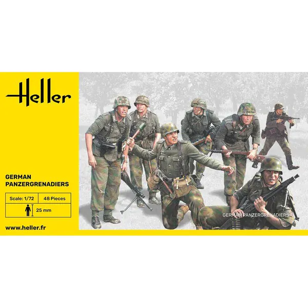 Heller 1/72 German Panzergrenadiers Plastic Model Kit - Image 2