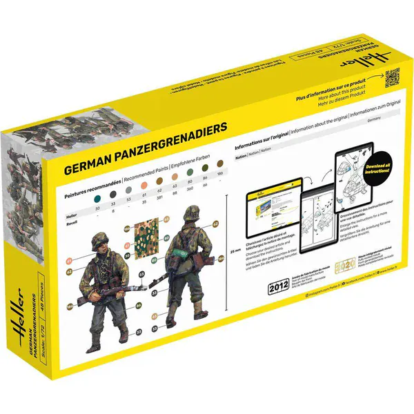 Heller 1/72 German Panzergrenadiers Plastic Model Kit - Image 4