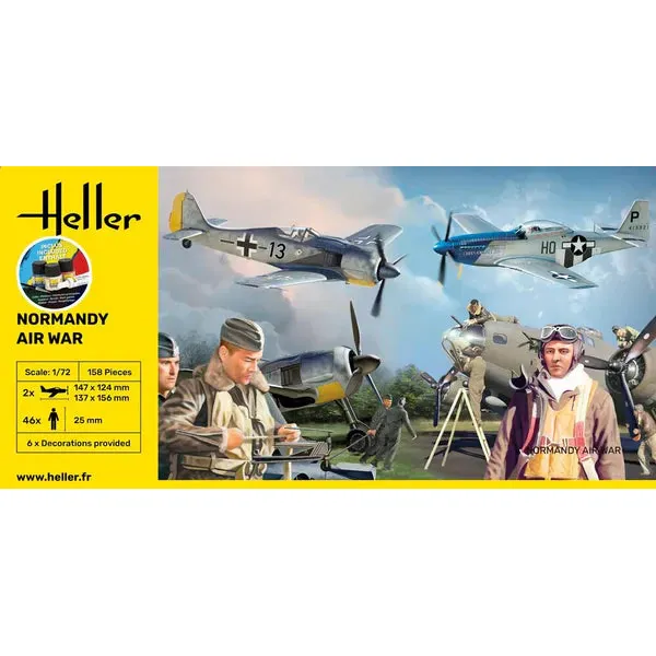 Heller 1/72 GIFT SET Normandy Airwar Plastic Model Kit - Image 2