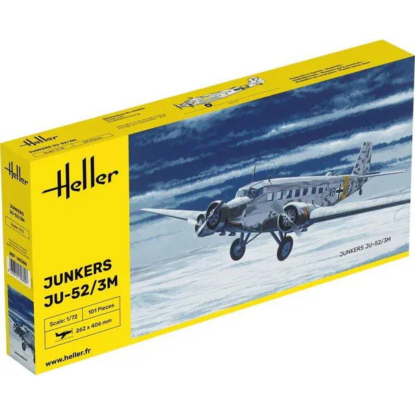 Heller 1/72 Junkers Ju-52/3m Plastic Model Kit