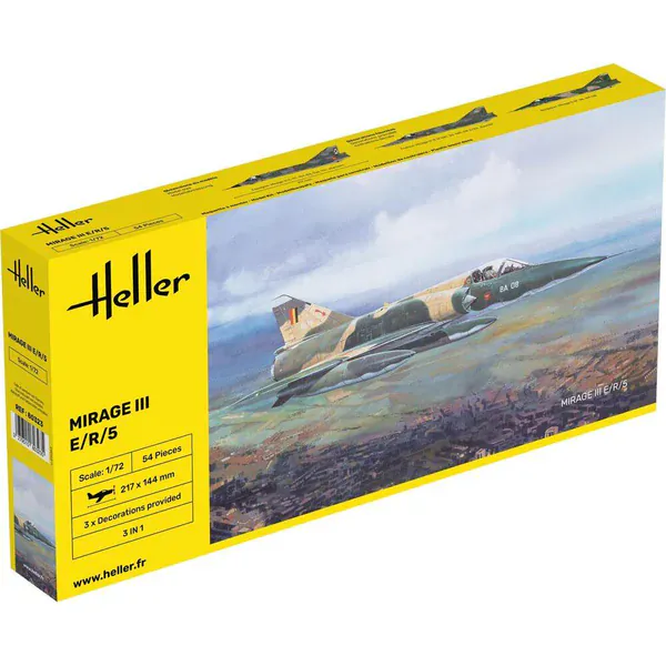 Heller 1/72 Mirage III E Plastic Model Kit