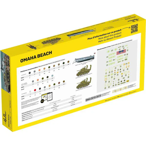 Heller 1/72 Omaha Beach Scene Plastic Model Kit - Image 4