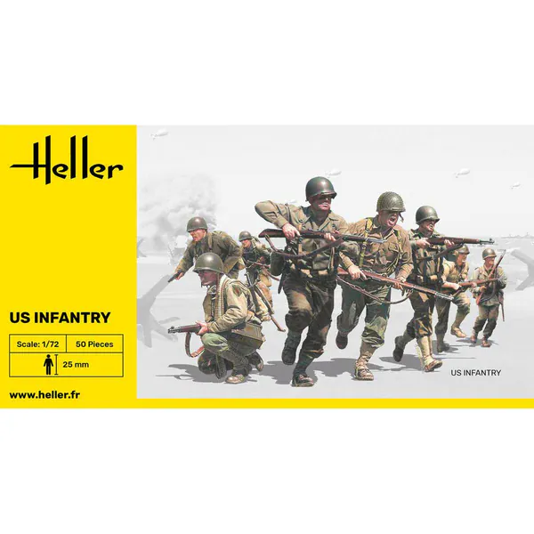 Heller 1/72 US Infantry Plastic Model Kit - Image 2