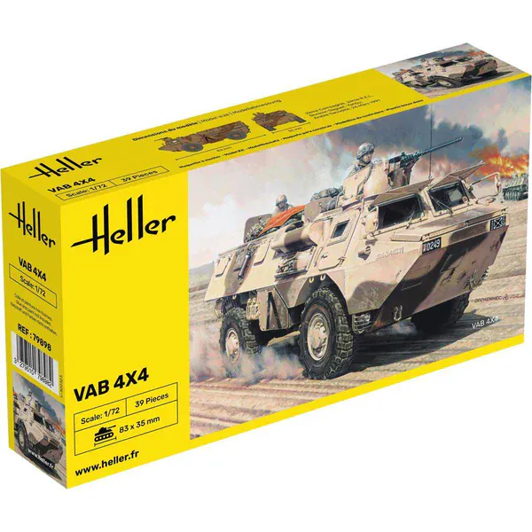 Heller 1/72 VAB 4x4 Plastic Model Kit
