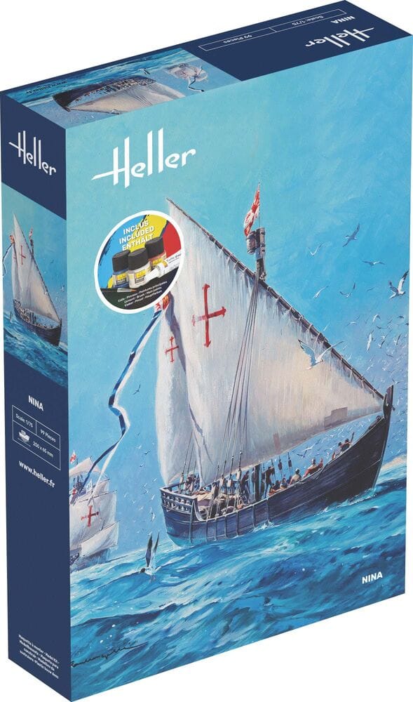 Heller 1/75 GIFT SET Nina Plastic Model Kit
