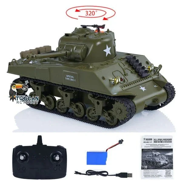 Heng Long 1/30 US M26 Pershing RC Battle Tank RTR