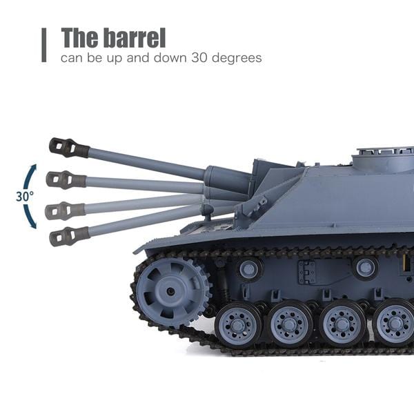 Henglong 1/16 German Stug III F8 RC Tank RTR (V7.0) - Image 3