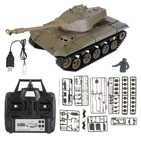 Henglong 1/16 M41A3 Walker Bulldog R/C Tank + Smoke/Sound 7.0 Version - Image 4