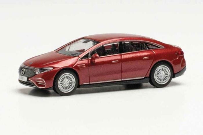 Herpa HO Mercedes-Benz EQ EQS Sedan - Assembled - Red**