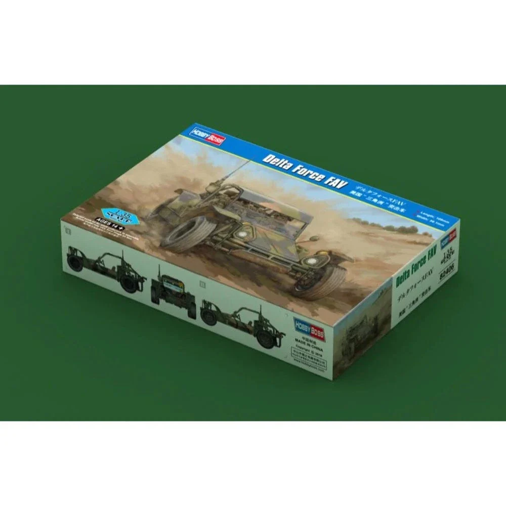 HobbyBoss 1/35 Delta Force FAV Plastic Model Kit [82406] - Image 2