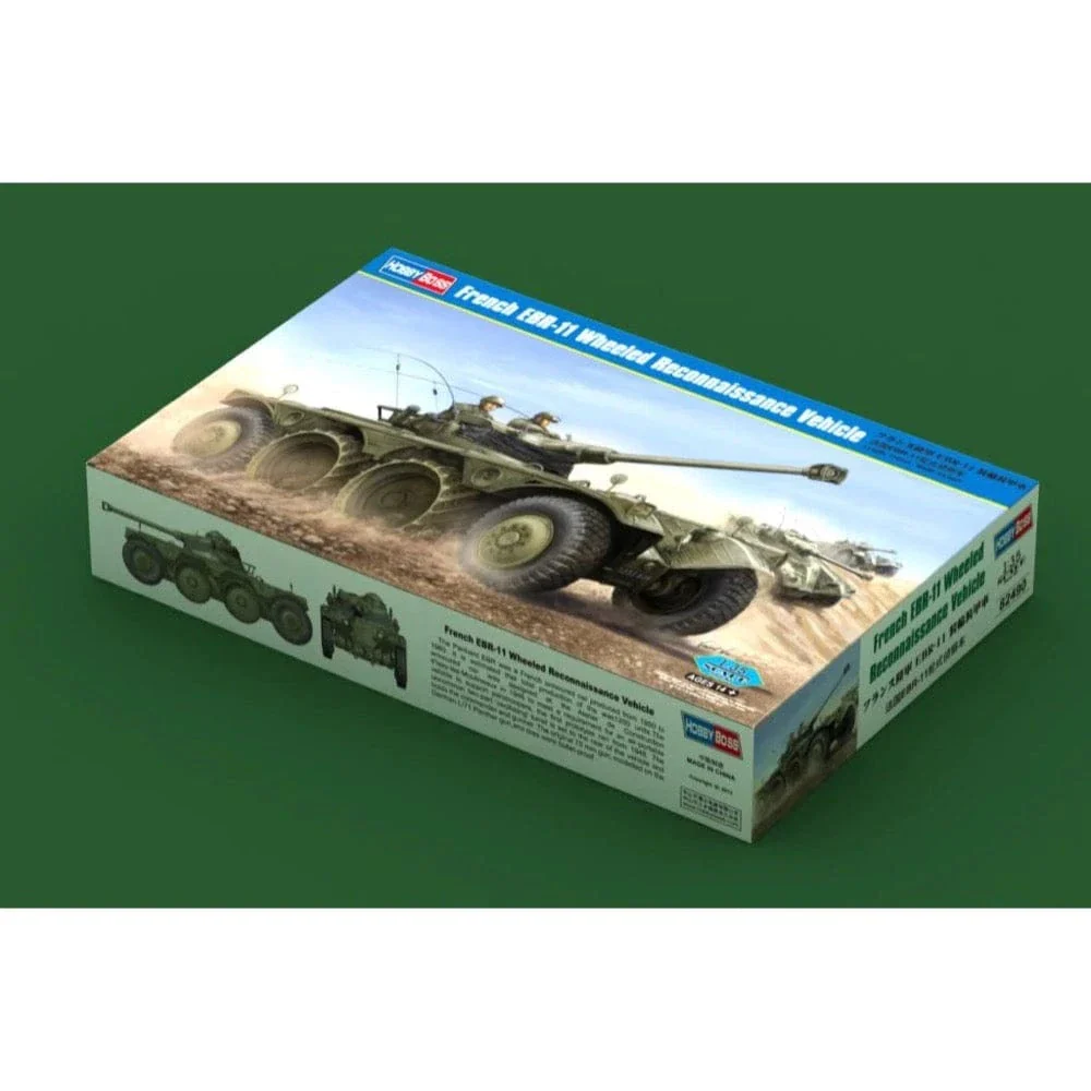 HobbyBoss 1/35 French EBR-11 Wheeled Reconnaissance Vehicle Plastic Model Kit [82490] - Image 2