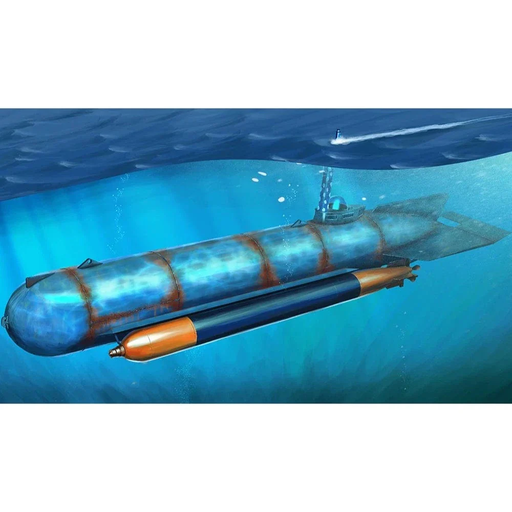 HobbyBoss 1/35 German Molch Midget Submarine Plastic Model Kit [80170]