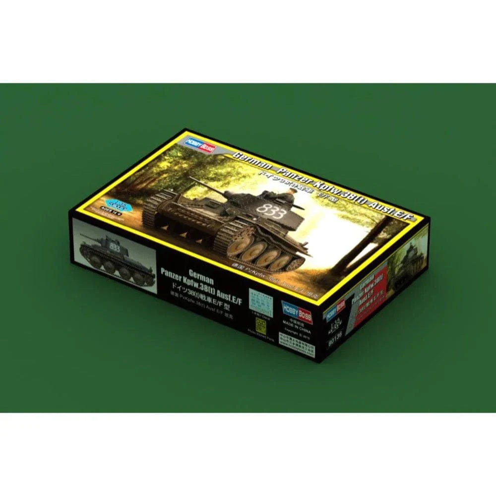 HobbyBoss 1/35 German Panzer Kpfw.38(t) Ausf.E/F Plastic Model Kit [80136] - Image 2