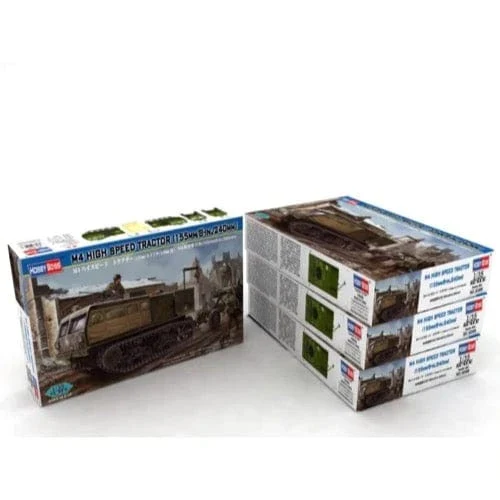 HobbyBoss 1/35 M4 High Speed Tractor(155mm/8-in./240mm) Plastic Model Kit [82408] - Image 2