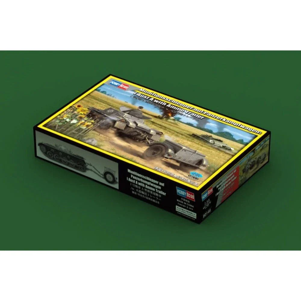 HobbyBoss 1/35 Munitionsschlepper auf Panzerkampfwagen I Ausf A with Ammo Trailer Model Kit [80146] - Image 2