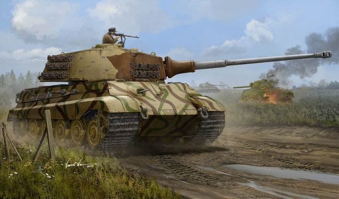 HobbyBoss 1/35 Pz.Kpfw.VI Sd.Kfz.182 Tiger II (Henschel July-1945 Production) Model Kit [84533]