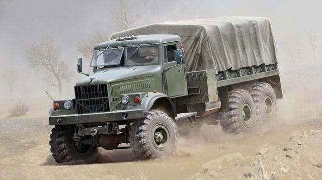 HobbyBoss 1/35 Russian KrAZ-255B Plastic Model Kit [85506]