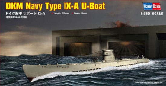 HobbyBoss 1/350 DKM Navy Type lX-A U-Boat Plastic Model Kit [83506]