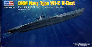 HobbyBoss 1/350 DKM Navy Type VII-C U-Boat Plastic Model Kit [83505]