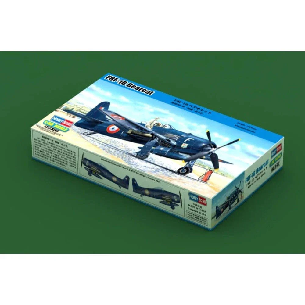 HobbyBoss 1/48 F8F-1B Bearcat Plastic Model Kit [80357] - Image 2
