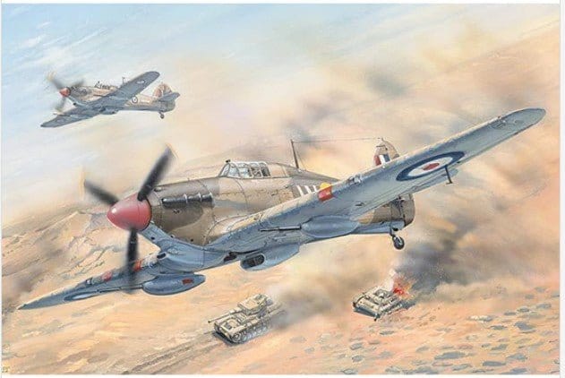 HobbyBoss 1/48 Hawker Hurricane Mk.IId/Trop Plastic Model Kit [81780]