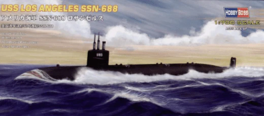 HobbyBoss 1/700 Los Angeles submarine SSN-688 Plastic Model Kit [87014]