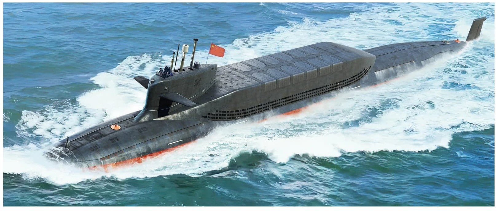 HobbyBoss 1/700 PLAN Type 094A Jin Class SSBN Plastic Model Kit [87025]