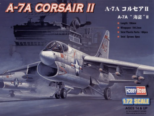 HobbyBoss 1/72 A-7A CORSAIR II Plastic Model Kit [87201]