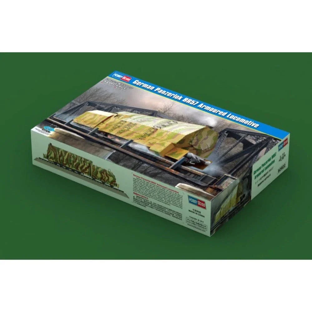 HobbyBoss 1/72 German Panzerlok BR57 Armoured Locomotive Plastic Model Kit [82922] - Image 2