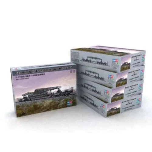 HobbyBoss 1/72 German Rail Transporter for Karl-Geraet Plastic Model Kit [82906] - Image 2