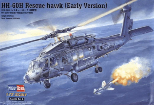 HobbyBoss 1/72 HH-60H Rescue hawk (Early Version) Plastic Model Kit [87234]