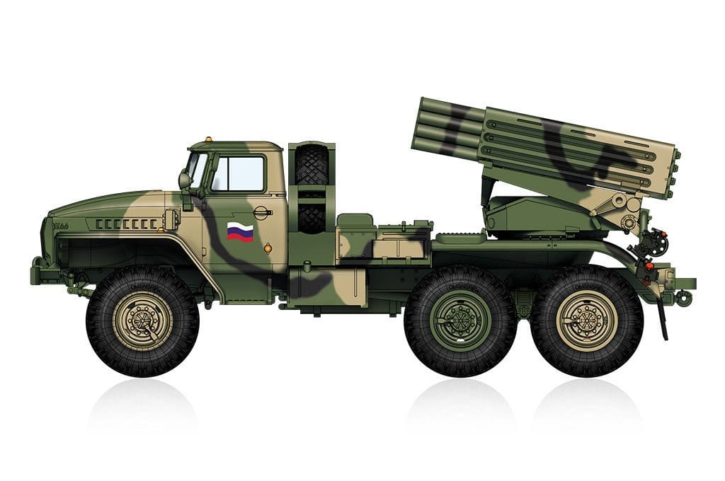 HobbyBoss 1/72 Russian BM-21 Grad Late Version Plastic Model Kit [82932]