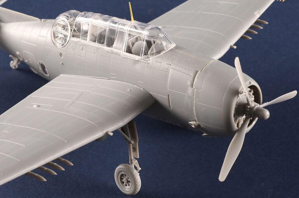 HobbyBoss 1/72 TBF-1C Avenger Plastic Model Kit [87275] - Image 3