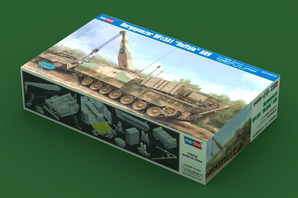 HobbyBoss 84566 1/35 Bergepanzer BPz3A1 Buffalo ARV Plastic Model Kit - Image 2