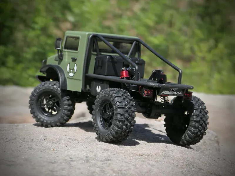 HobbyPlus 1/18 CR-18P V3 T-Hunter Brushless RC Crawler - Matte Green - Image 4