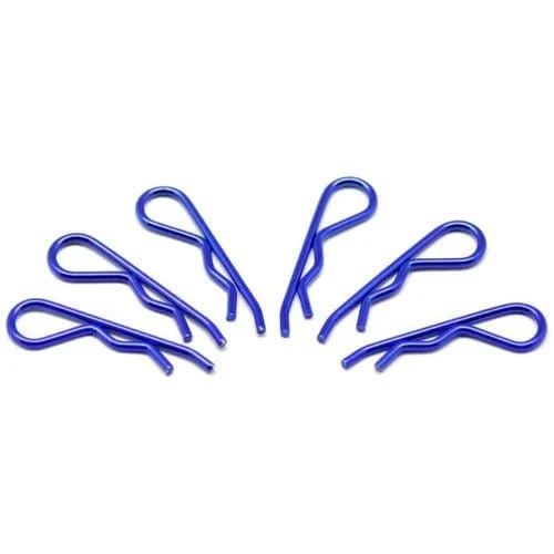 Hobbytech 1/10 Scale Body Clips - Blue (10pcs)