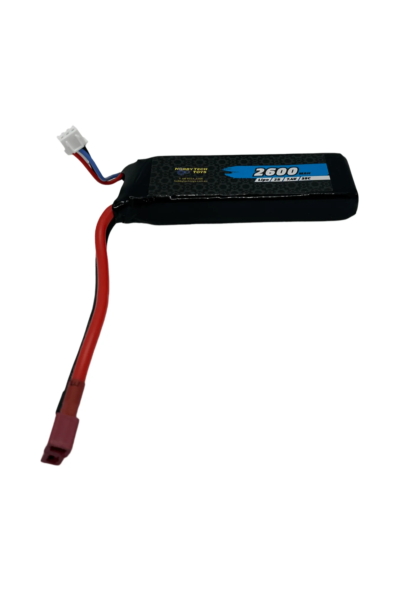 Hobbytech 2600mah 2S 7.4v 35C Lipo - Deans