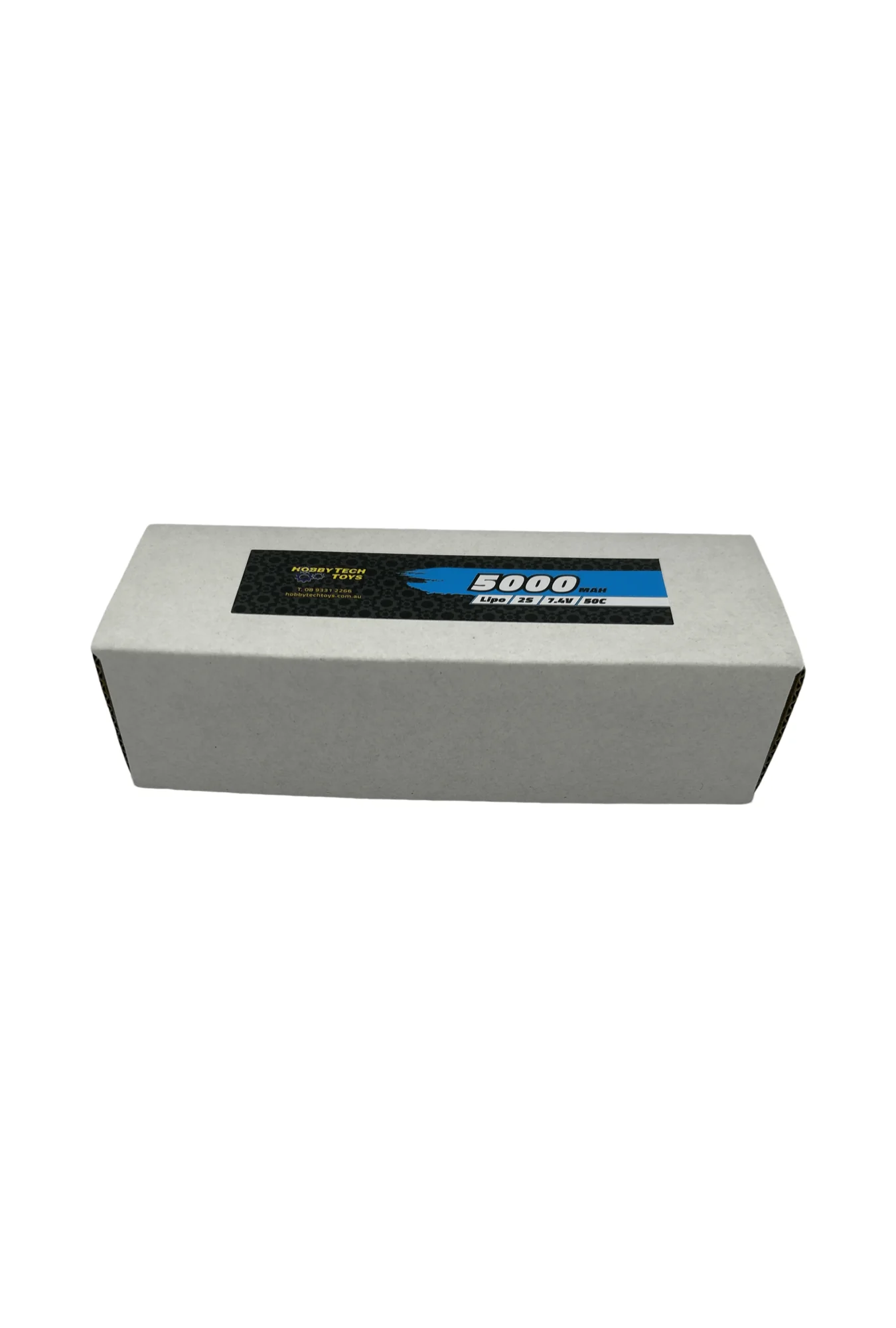 Hobbytech 5000mah 2S 7.4v 50c Hardcase Lipo Battery - Deans - Image 2