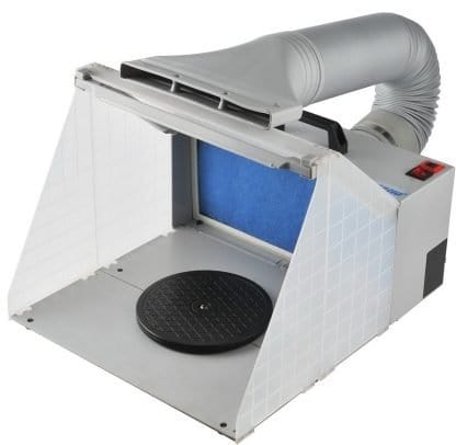 Hobbytech Airbrush Spray Booth with LED Light - 48x42x36cm