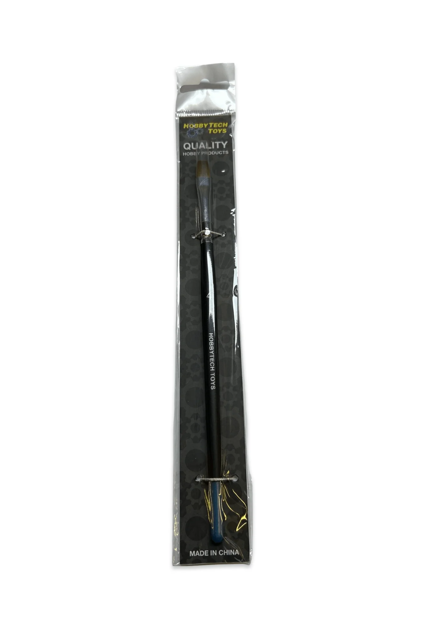 Hobbytech Kolinsky Sable #4 Flat Paint Brush (1) - Image 3