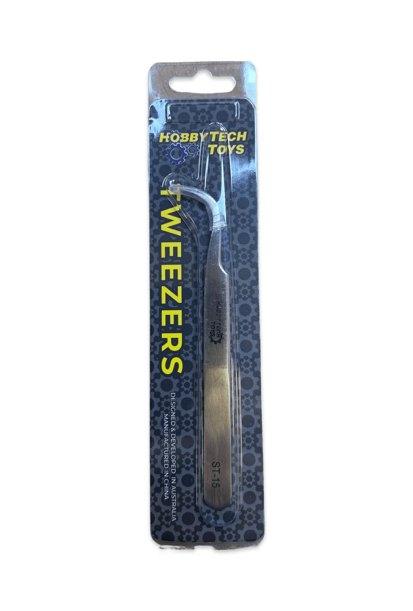 Hobbytech ST-15 Swan Neck Pointed Stainless Steel Tweezers - Image 3