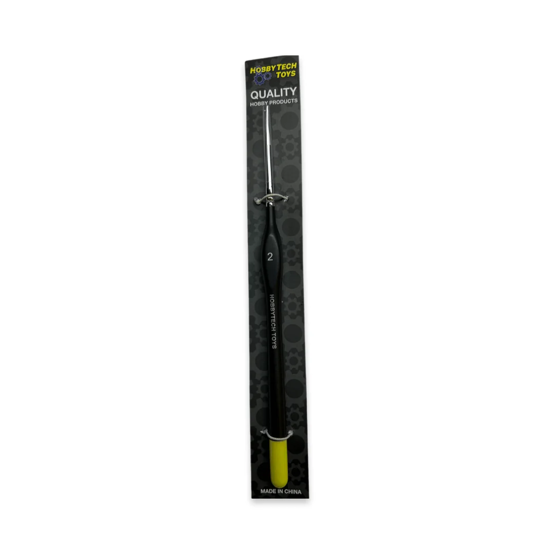 Hobbytech Synthetic #2 Round Paint Brush (1) - Image 2