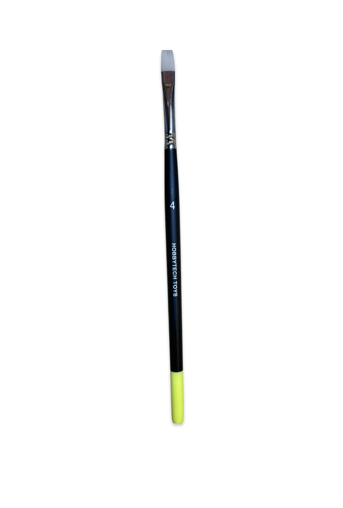 Hobbytech Synthetic #4 Flat Paint Brush (1)
