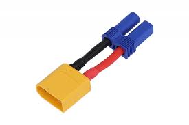 Hobbytech XT90 Male To EC5 Female Adaptor 12awg
