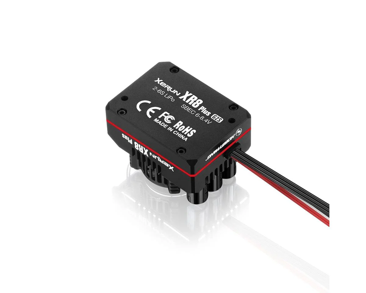 Hobbywing 30113304 Xerun XR8 Plus G2S ESC Black - Image 3