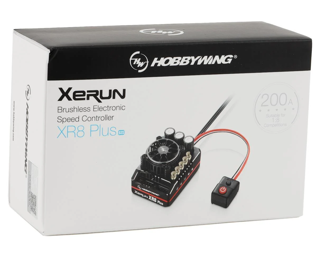 Hobbywing 30113304 Xerun XR8 Plus G2S ESC Black - Image 5